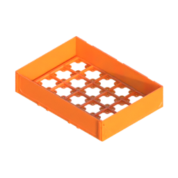 Render of MODULITH 185 Gridfinity Decor Drawer - 3W-1H